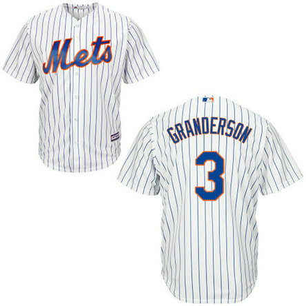 New York Mets #3 Curtis Granderson White Cool Base Home Jersey New York Mets #3 Curtis Granderson White Cool Base Home Jersey