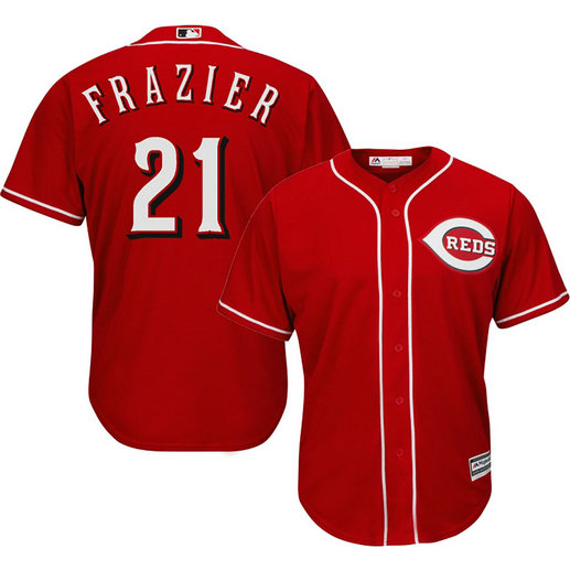 Cincinnati Reds #21 Todd Frazier Red Cool Base Alternate Jersey Cincinnati Reds #21 Todd Frazier Red Cool Base Alternate Jersey
