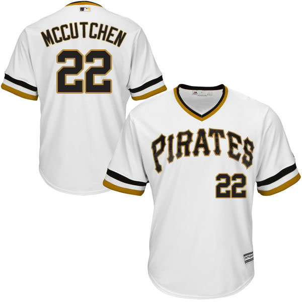 Pittsburgh Pirates Andrew McCutchen #22 Authentic Collection Flexbase White Jersey