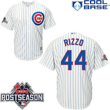 Chicago Cubs #44 Anthony Rizzo White Cool Base Home Jersey Chicago Cubs #44 Anthony Rizzo White Cool Base Home Jersey