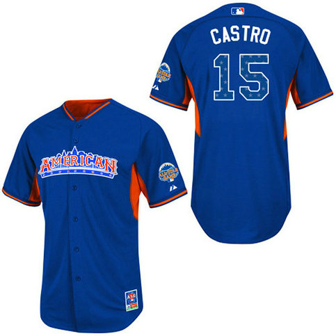 Houston Astros #15 Jason Castro Authentic Royal Blue American League 2013 All Star BP Jersey Houston Astros #15 Jason Castro Authentic Royal Blue American League 2013 All Star BP Jersey