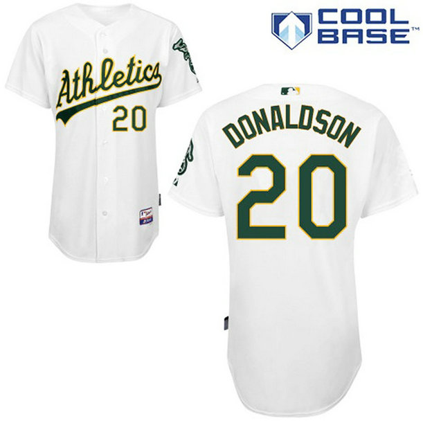 Oakland Athletics #20 Josh Donaldson Authentic white Home Cool Base Jersey Oakland Athletics #20 Josh Donaldson Authentic white Home Cool Base Jersey