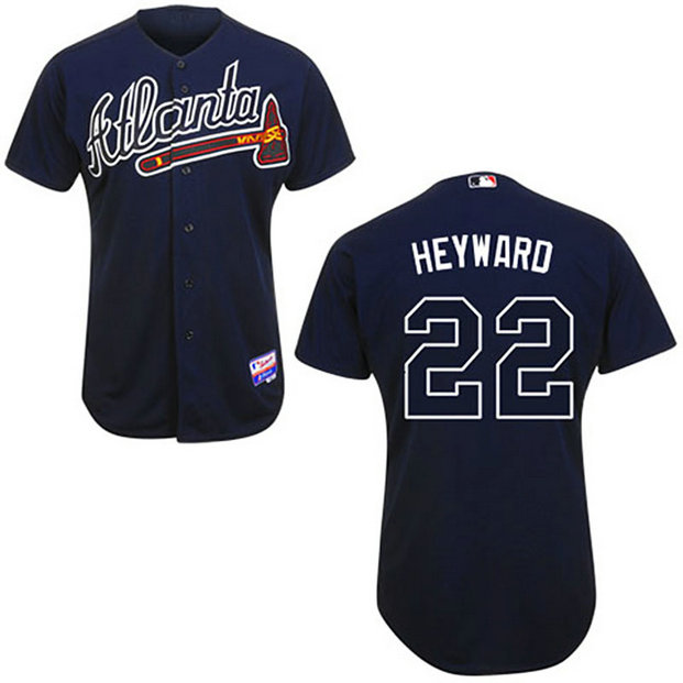 Atlanta Braves #22 Jason Heyward Blue Jersey Atlanta Braves #22 Jason Heyward Blue Jersey