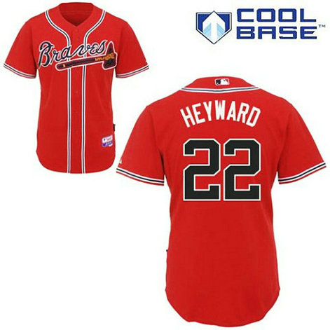 Atlanta Braves #22 Jason Heyward Red Jersey Atlanta Braves #22 Jason Heyward Red Jersey