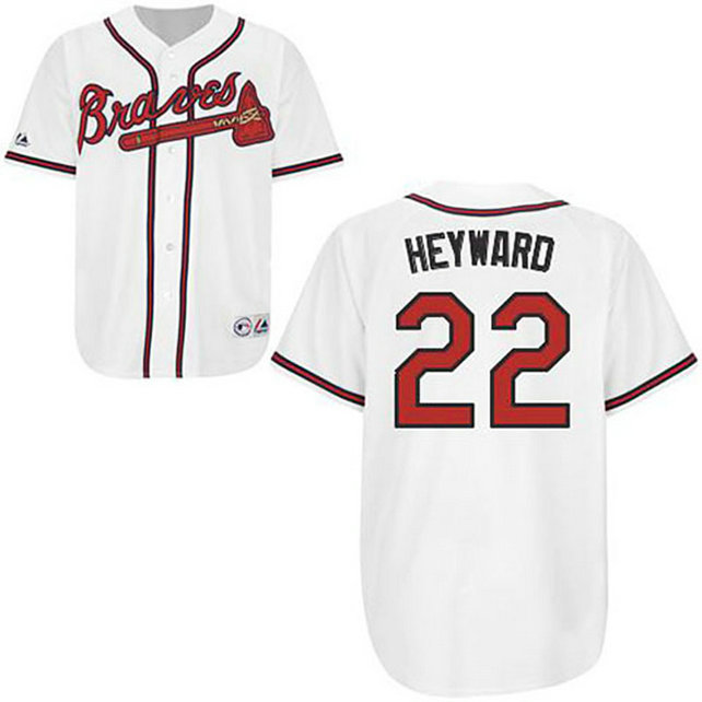 Atlanta Braves #22 Jason Heyward White Jersey Atlanta Braves #22 Jason Heyward White Jersey