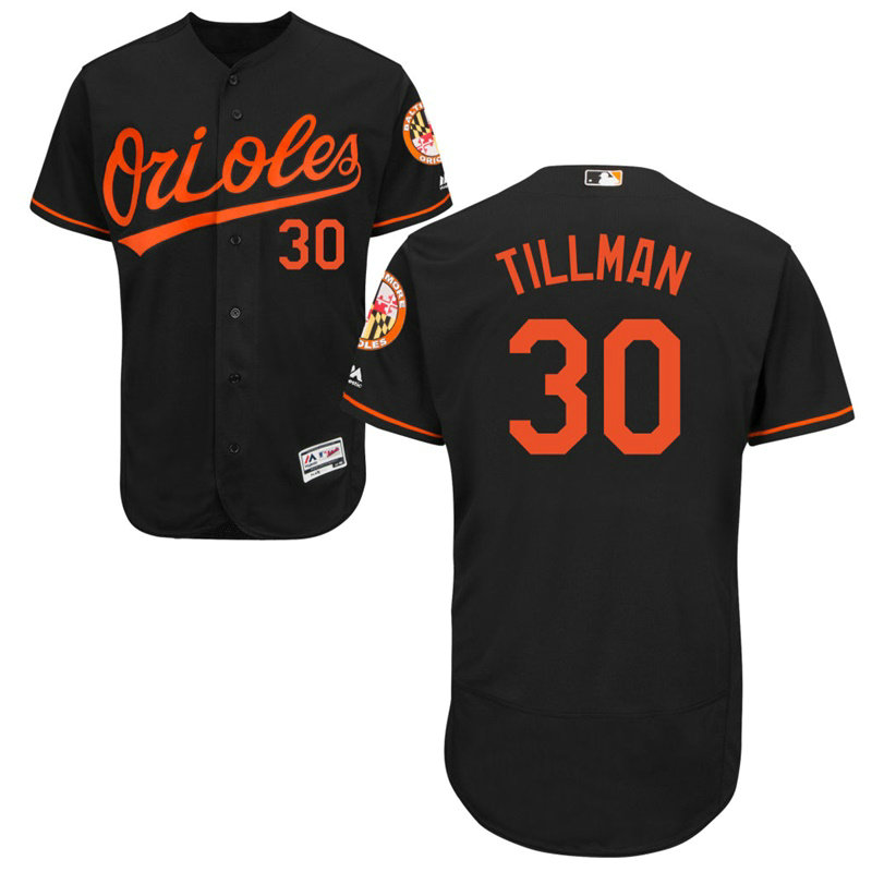 Baltimore Orioles Chris Tillman #30 Alternate Black Authentic Collection Flex Base Jersey Baltimore Orioles Chris Tillman #30 Alternate Black Authentic Collection Flex Base Jersey