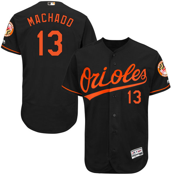 Baltimore Orioles Manny Machado #13 Black Authentic Collection Flexbase Player Jersey Baltimore Orioles Manny Machado #13 Black Authentic Collection Flexbase Player Jersey