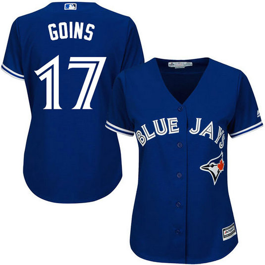 Toronto Blue Jays #17 Ryan Goins Blue Cool Base Alternate Jersey Toronto Blue Jays #17 Ryan Goins Blue Cool Base Alternate Jersey