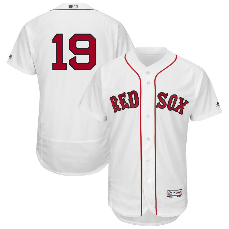 Boston Red Sox Jackie Bradley Jr. #19 White Home Flex Base Jersey