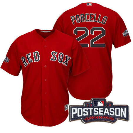 Boston Red Sox Rick Porcello #22 AL East Division Champions Red 2016 Postseason Patch Cool Base Jersey Boston Red Sox Rick Porcello #22 AL East Division Champions Red 2016 Postseason Patch Cool Base Jersey