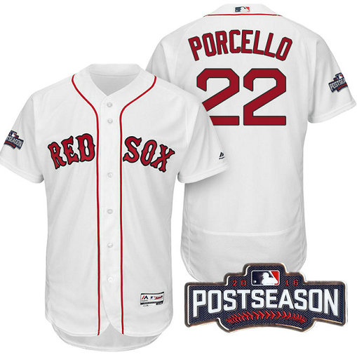 Boston Red Sox Rick Porcello #22 AL East Division Champions White 2016 Postseason Patch Flex Base Jersey Boston Red Sox Rick Porcello #22 AL East Division Champions White 2016 Postseason Patch Flex Base Jersey