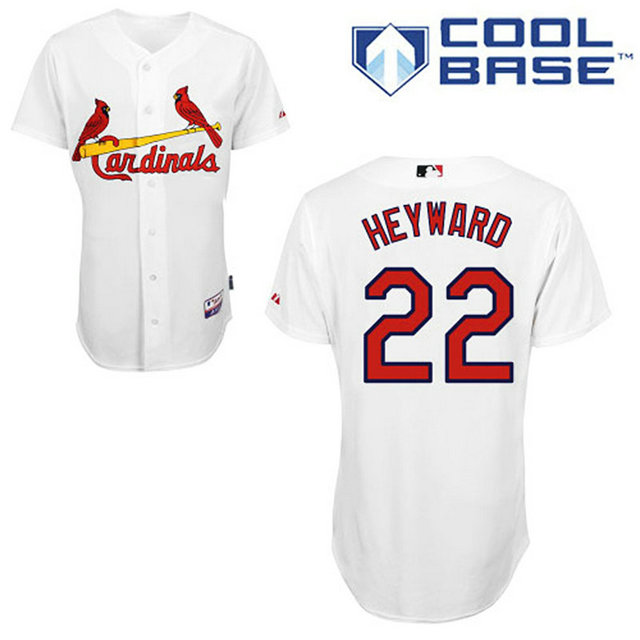 St. Louis Cardinals #22 Jason Heyward White Authentic Cool Base Jersey