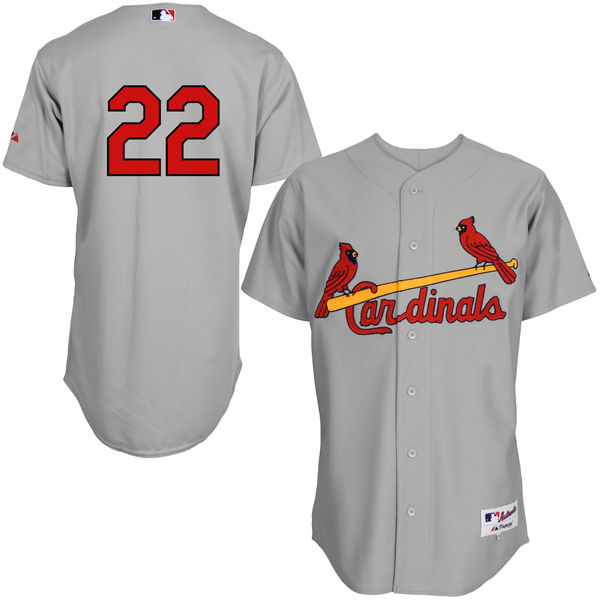 St. Louis Cardinals Jason Heyward #22 Grey Turn Back the Clock Cool Base Authentic Jersey