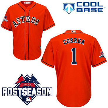 Houston Astros #1 Carlos Correa Red Cool Base Alternate Jersey Houston Astros #1 Carlos Correa Red Cool Base Alternate Jersey