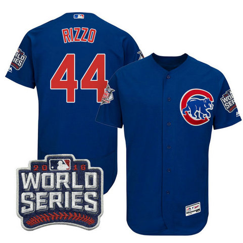 Chicago Cubs Anthony Rizzo #44 Royal 2016 World Series Bound Flex Base Jersey Chicago Cubs Anthony Rizzo #44 Royal 2016 World Series Bound Flex Base Jersey