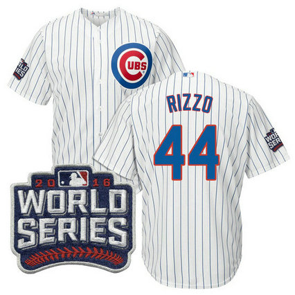 Chicago Cubs Anthony Rizzo #44 White 2016 World Series Bound Cool Base Jersey Chicago Cubs Anthony Rizzo #44 White 2016 World Series Bound Cool Base Jersey