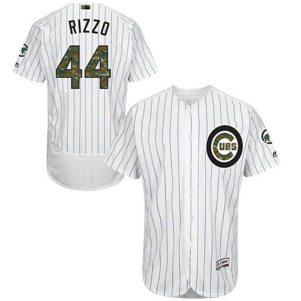 Chicago Cubs Anthony Rizzo #44 White Camo Fashion 2016 Memorial Day Flex Base Jersey Chicago Cubs Anthony Rizzo #44 White Camo Fashion 2016 Memorial Day Flex Base Jersey