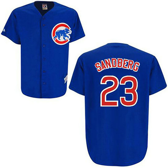 Chicago Cubs #23 Ryne Sandberg Blue Jersey