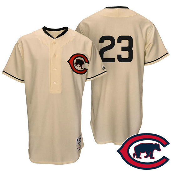 Chicago Cubs Ryne Sandberg #23 Tan Turn Back the Clock Throwback Player Jersey Chicago Cubs Ryne Sandberg #23 Tan Turn Back the Clock Throwback Player Jersey