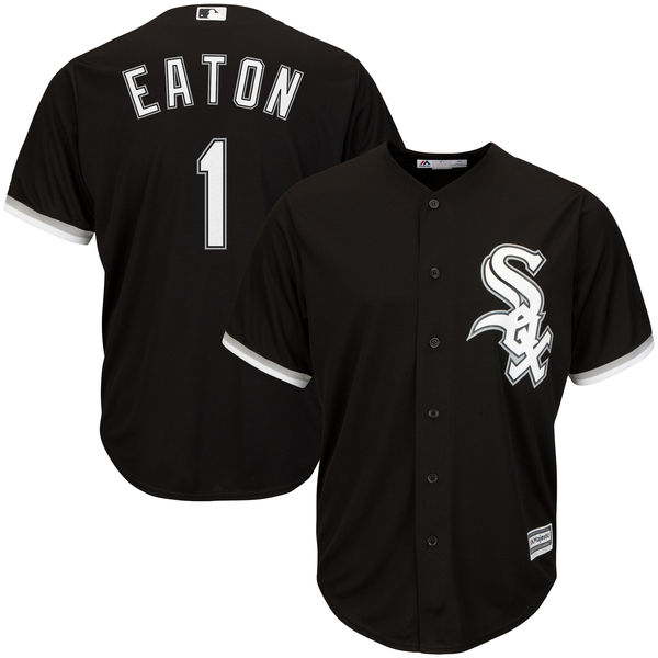 Chicago White Sox #1 Adam Eaton Black Cool Base Jersey Chicago White Sox #1 Adam Eaton Black Cool Base Jersey
