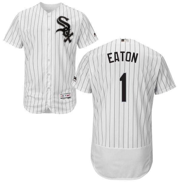 Chicago White Sox Adam Eaton #1 White Authentic Collection Flexbase Jersey