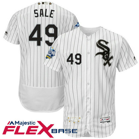 Chicago White Sox Chris Sale #49 White 2016 All-Star Game Signature Flex Base Jersey Chicago White Sox Chris Sale #49 White 2016 All-Star Game Signature Flex Base Jersey