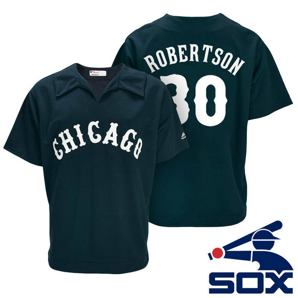 Chicago White Sox David Robertson #30 Navy Turn Back the Clock Throwback Player Jersey Chicago White Sox David Robertson #30 Navy Turn Back the Clock Throwback Player Jersey