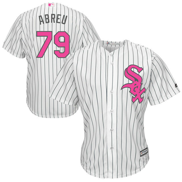 Chicago White Sox #79 Jose Abreu White Home 2016 Mother's Day Cool Base Jersey Chicago White Sox #79 Jose Abreu White Home 2016 Mother's Day Cool Base Jersey