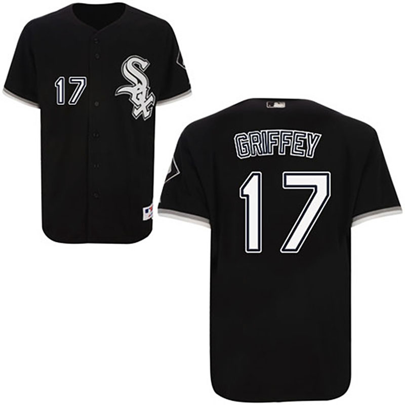 Chicago White Sox #17 Ken Griffey Black Jersey Chicago White Sox #17 Ken Griffey Black Jersey