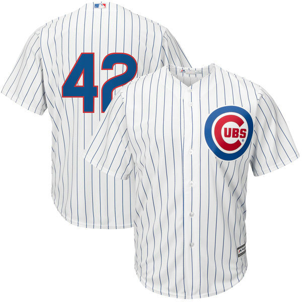 Chicago Cubs Jackie Robinson #42 White Cool Base Jersey