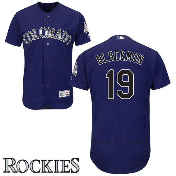 Colorado Rockies #19 Charlie Blackmon Alternate Purple Flex Base Jersey Colorado Rockies #19 Charlie Blackmon Alternate Purple Flex Base Jersey