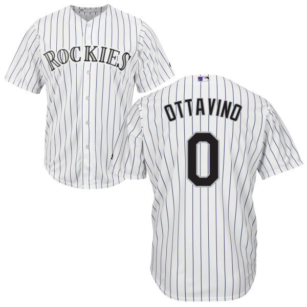 Colorado Rockies Adam Ottavino #0 White Authentic Cool base Jersey Colorado Rockies Adam Ottavino #0 White Authentic Cool base Jersey