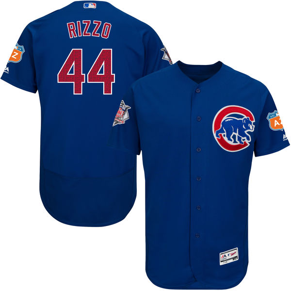 Chicago Cubs #44 Anthony Rizzo Royal Blue Flexbase Authentic On-Field Spring Jersey Chicago Cubs #44 Anthony Rizzo Royal Blue Flexbase Authentic On-Field Spring Jersey
