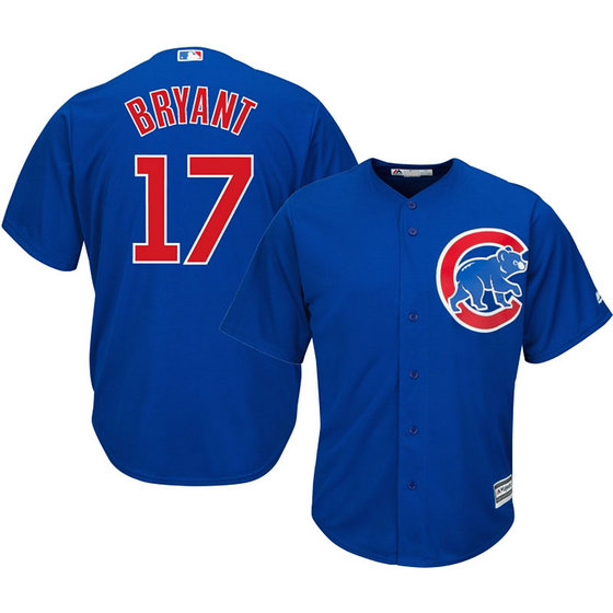 Chicago Cubs #17 Kris Bryant Blue Cool Base Alternate Jersey Chicago Cubs #17 Kris Bryant Blue Cool Base Alternate Jersey