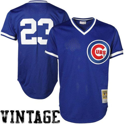 Chicago Cubs #23 Ryne Sandberg Royal Cooperstown Mesh Player Jersey Chicago Cubs #23 Ryne Sandberg Royal Cooperstown Mesh Player Jersey