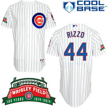 YOUTH Chicago Cubs #44 Anthony RizzoAuthentic White Home Cool Base Jersey YOUTH Chicago Cubs #44 Anthony RizzoAuthentic White Home Cool Base Jersey