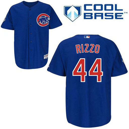YOUTH Chicago Cubs #44 Anthony RizzoAuthentic Royal Blue Alternate Cool Base Jersey YOUTH Chicago Cubs #44 Anthony RizzoAuthentic Royal Blue Alternate Cool Base Jersey