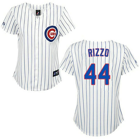 Chicago Cubs #44 Anthony Rizzo WoAuthentic White Jersey Chicago Cubs #44 Anthony Rizzo WoAuthentic White Jersey