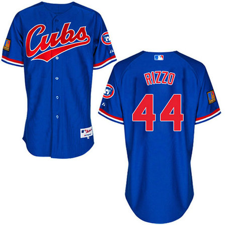 Chicago Cubs #44 Anthony Rizzo Authentic Royal Blue 1994 Turn Back The Clock Jersey