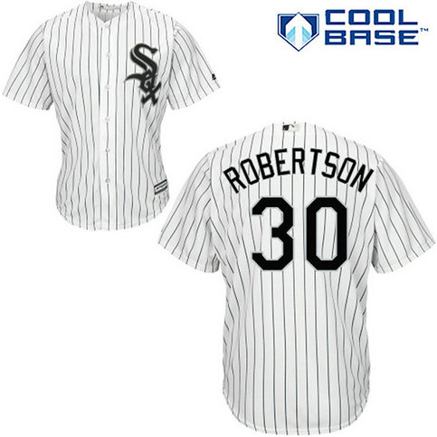 Chicago White Sox #30 David Robertson White Jersey Chicago White Sox #30 David Robertson White Jersey