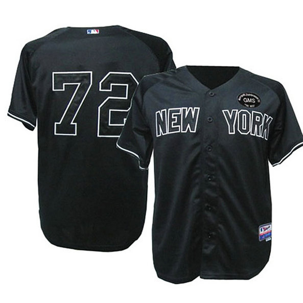New York Yankees #72 Dellin Betances Black GMS "The Boss" Cool Base Jersey