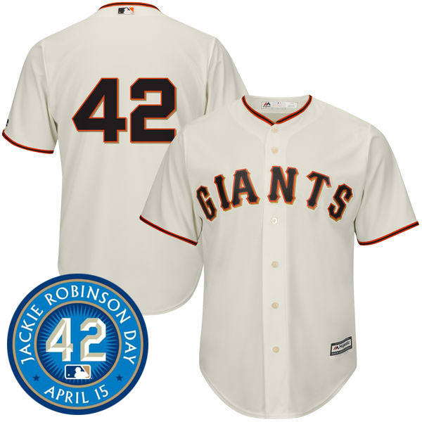 San Francisco Giants #42 Jackie Robinson Tan Cool Base Jersey San Francisco Giants #42 Jackie Robinson Tan Cool Base Jersey