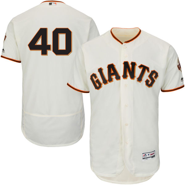 San Francisco Giants #40 Madison Bumgarner Cream Flexbase Authentic Collection Jersey San Francisco Giants #40 Madison Bumgarner Cream Flexbase Authentic Collection Jersey