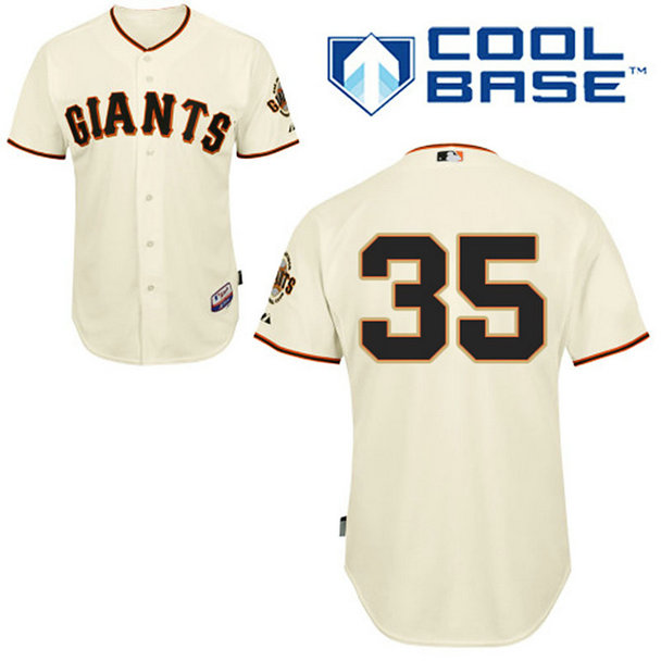 San Francisco Giants #35 Brandon Crawford Authentic Cream Home Cool Base Jersey San Francisco Giants #35 Brandon Crawford Authentic Cream Home Cool Base Jersey