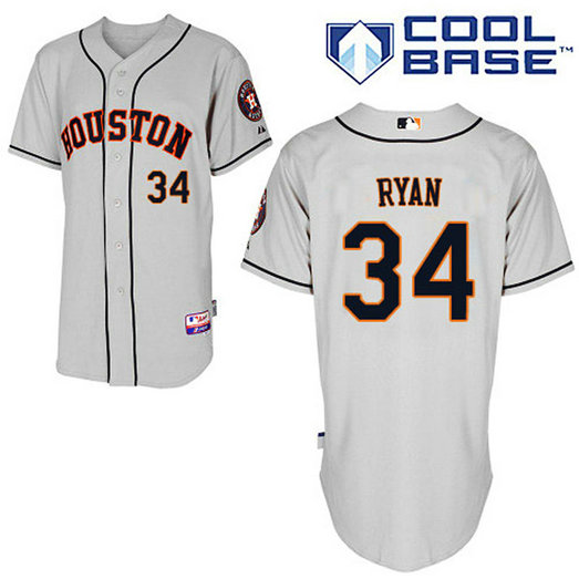 Houston #34 Nolan Ryan Cool Base Jersey