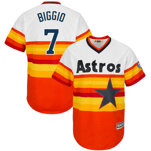 Houston Astros Craig Biggio #7 Orange Authentic Turn Back the Clock Jersey Houston Astros Craig Biggio #7 Orange Authentic Turn Back the Clock Jersey