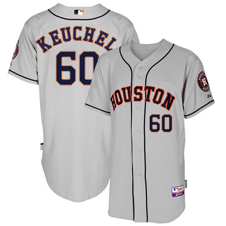 Houston Astros Dallas Keuchel #60 Grey Cool base Jersey Houston Astros Dallas Keuchel #60 Grey Cool base Jersey