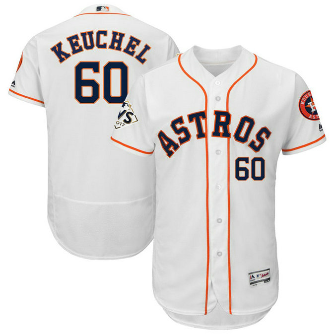 Houston Astros Dallas Keuchel #60 White 2017 World Series Bound Flex Base Jersey Houston Astros Dallas Keuchel #60 White 2017 World Series Bound Flex Base Jersey
