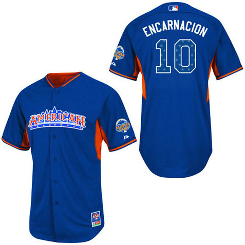 Toronto Blue Jays #10 Edwin Encarnacion Authentic Royal Blue American League 2013 All Star BPJersey Toronto Blue Jays #10 Edwin Encarnacion Authentic Royal Blue American League 2013 All Star BPJersey