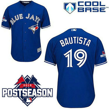 Toronto Blue Jays #19 Jose Bautista Navy Cool Base Alternate Jersey Toronto Blue Jays #19 Jose Bautista Navy Cool Base Alternate Jersey